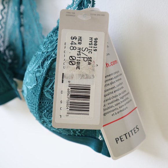 Triumph Petites Teal Bra Size Small, New With Tags - Picture 8 of 13
